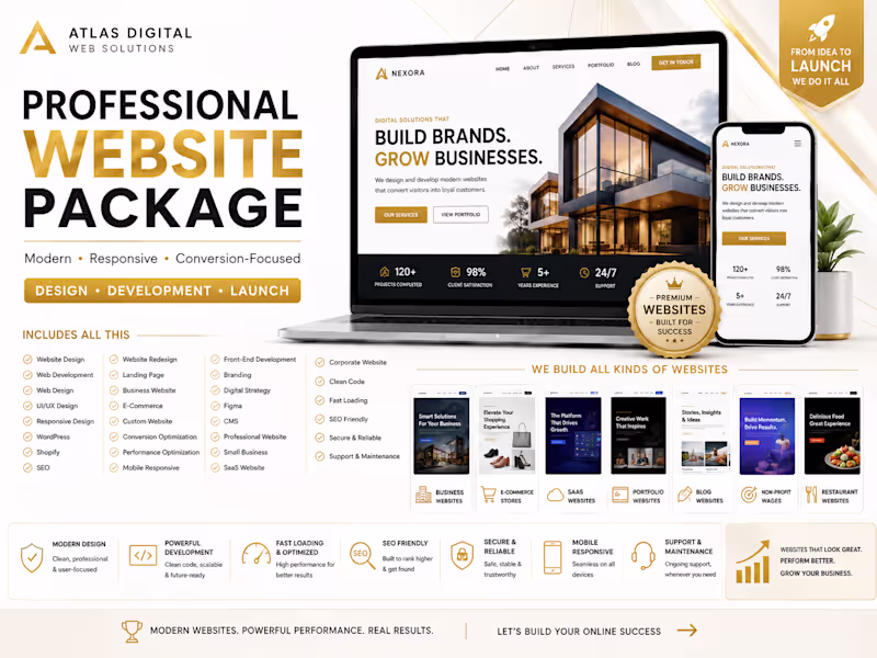 Cover image for Professional Website Package