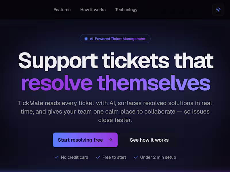 Cover image for AI Ticketing System — Intelligent