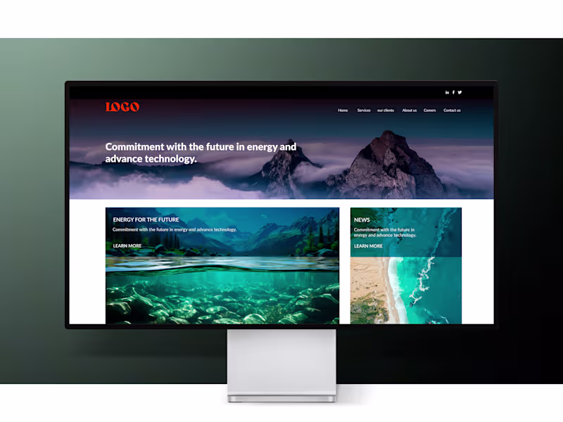 Cover image for Engineer web design