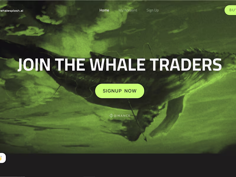 Cover image for JOIN THE WHALE TRADERS - WHALESPLAS.AI