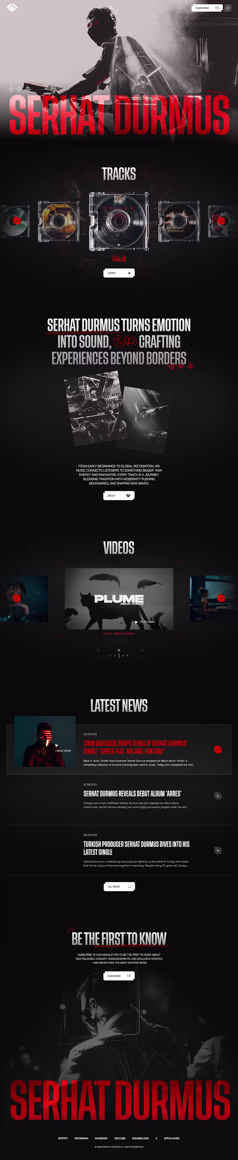 Cover image for Serhat Durmus - Landing Page