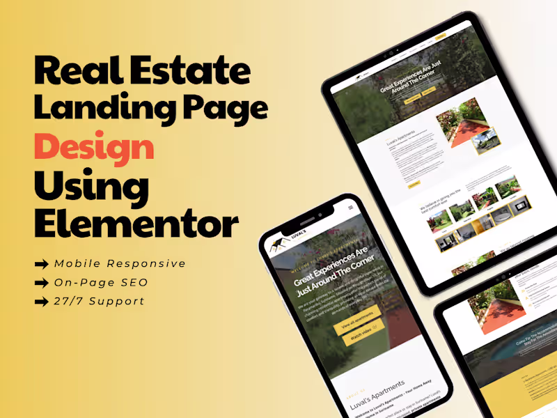 Cover image for A wordpress real estate website for realtor & agent with idx mls