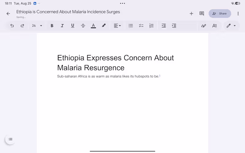 Cover image for Currently working on IMRAD-style news