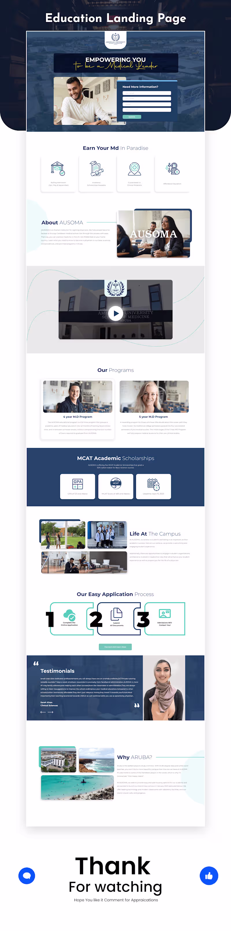 Cover image for University landing page