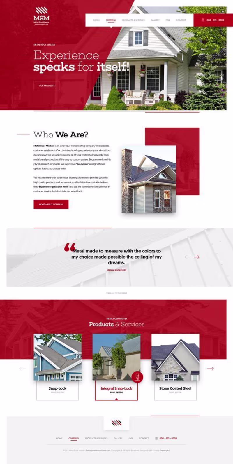 Cover image for Roofing & Construction Website Design