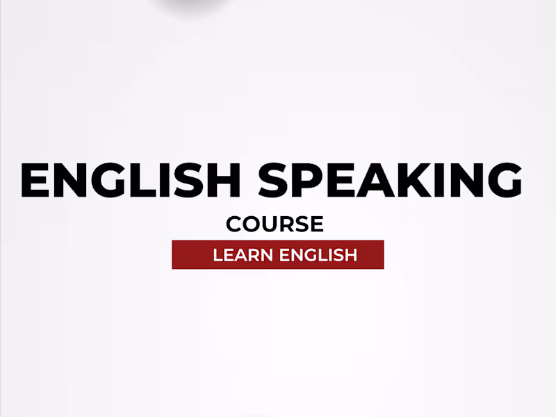 Cover image for English Speaking Ebook Cover 