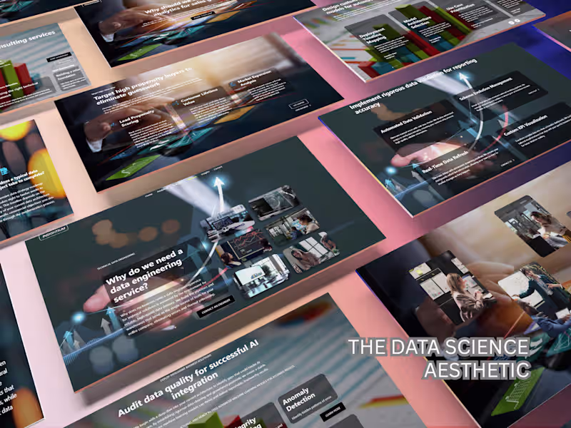 Cover image for Modern Website Design for Data
