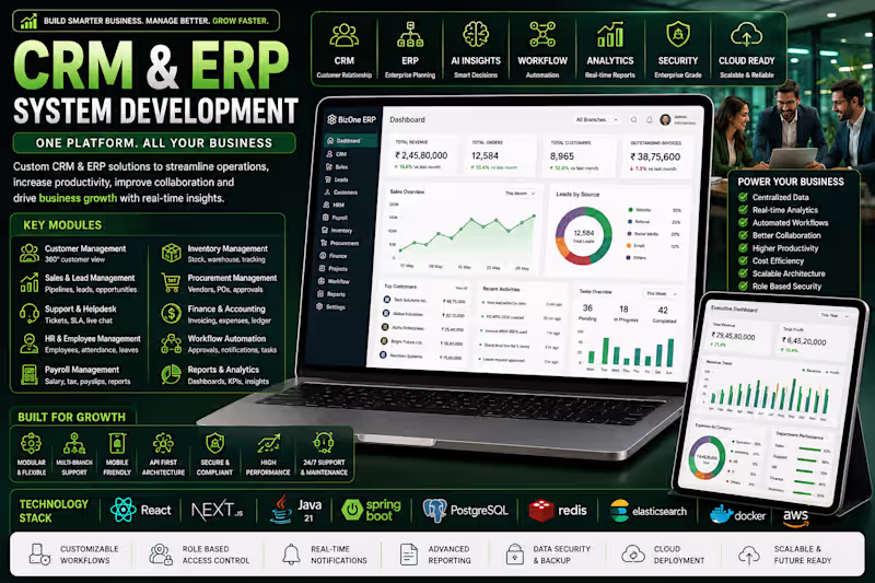 Cover image for CRM & ERP System Development
