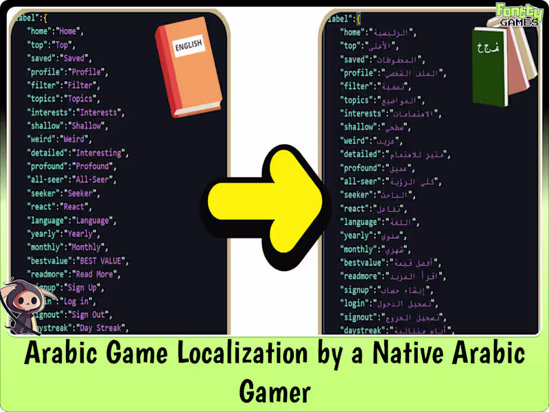 Cover image for Arabic Game Localization by a Native Arabic Gamer