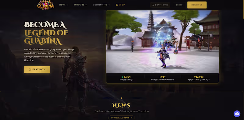 Cover image for Immersive & Gaming UI/UX Web Redesign