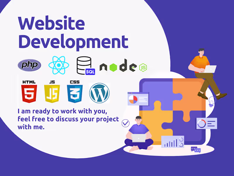 Cover image for Full-Stack Web Developer | JS, React, PHP, Laravel, WordPress