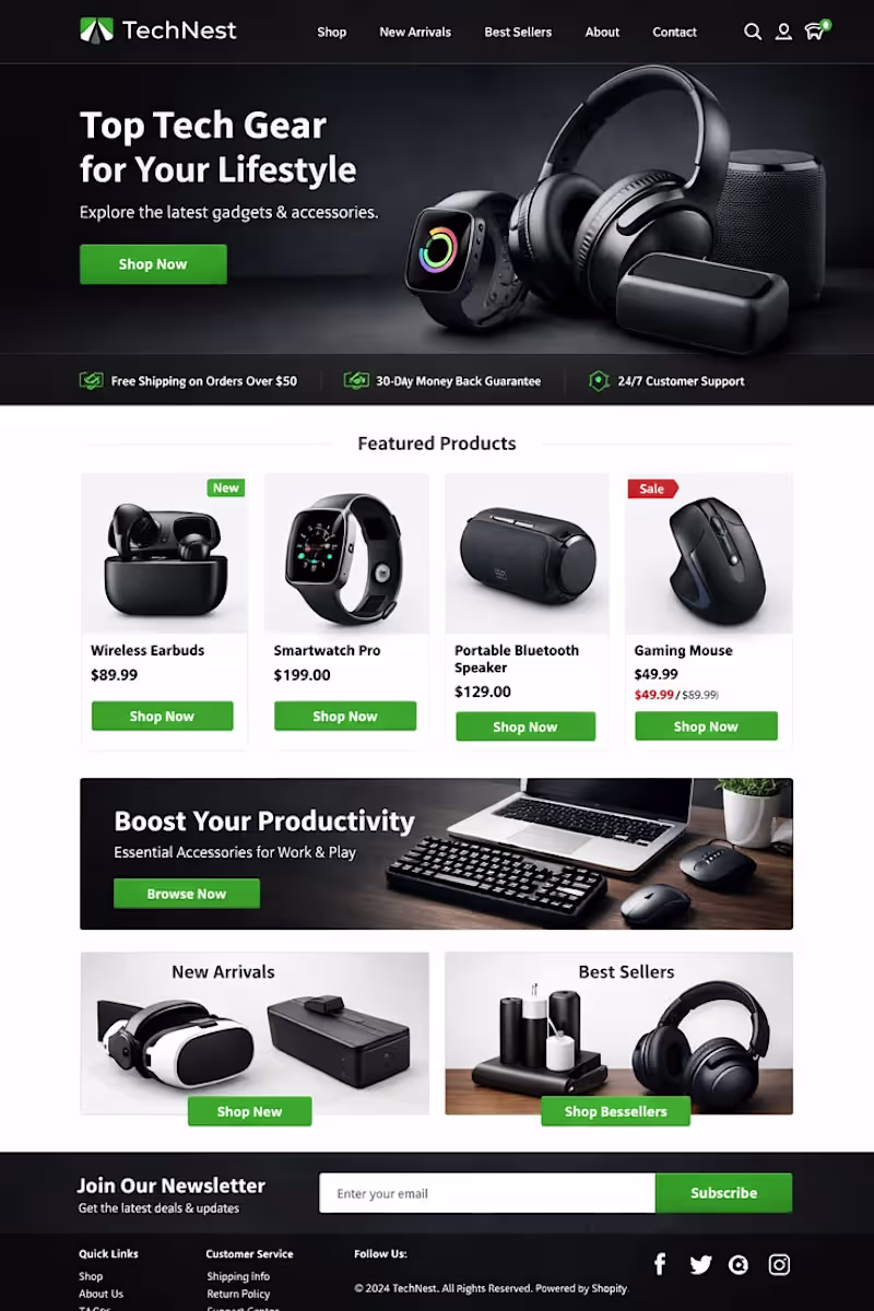 Cover image for Modern Shopify designs like this