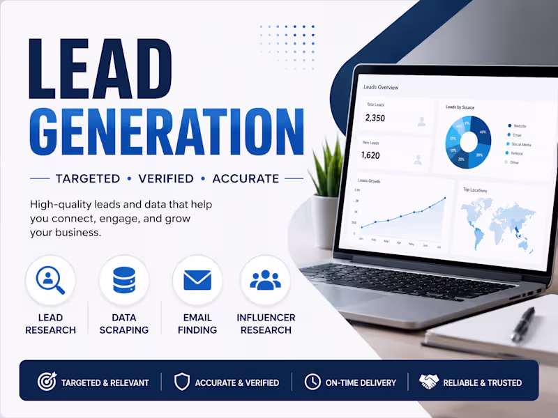 Cover image for Lead Generation & Data Research