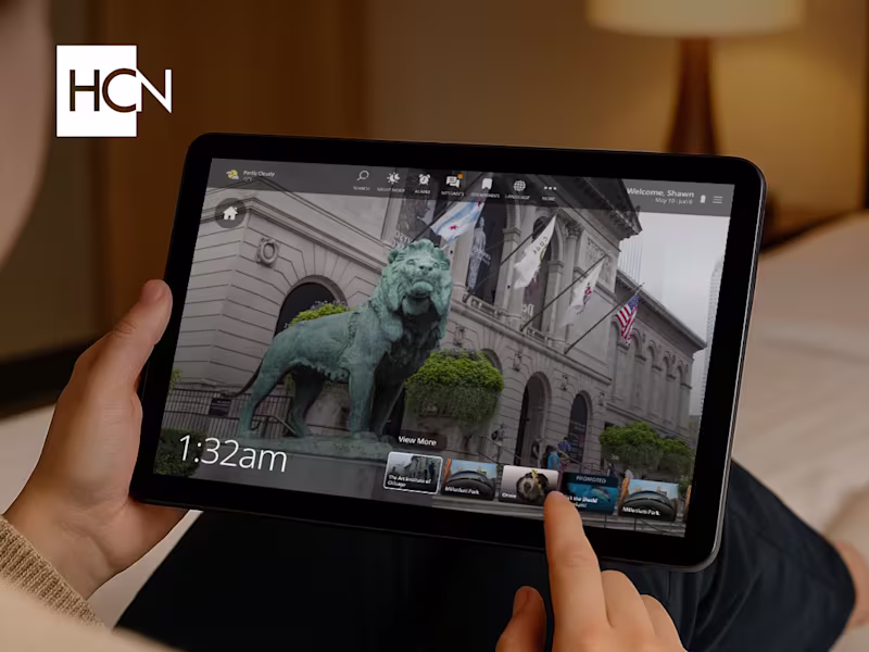Cover image for HCN Navigator: In-Room Hotel Tablet