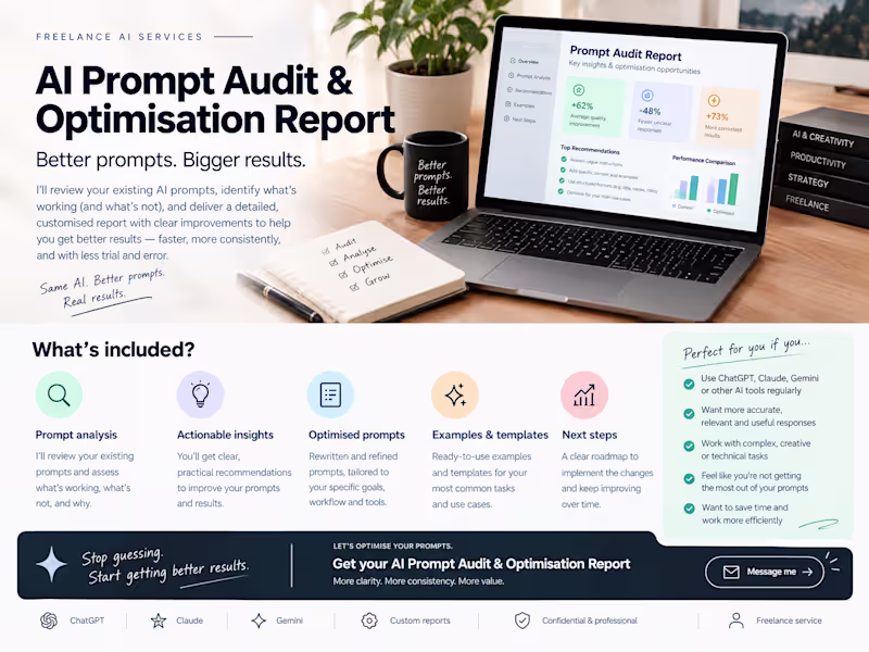 Cover image for AI Prompt Audit & Optimisation Report