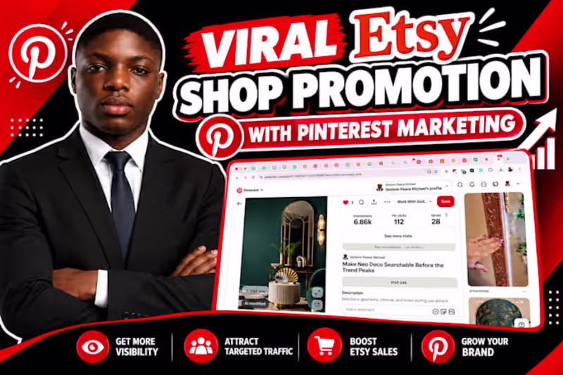 Cover image for E-commerce Store Promotion and Pinterest marketing 