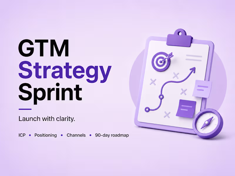 Cover image for Startup GTM Strategy Sprint