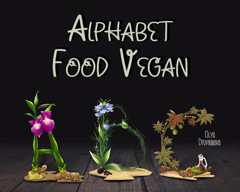 Cover image for Alphabet. Food Vegan