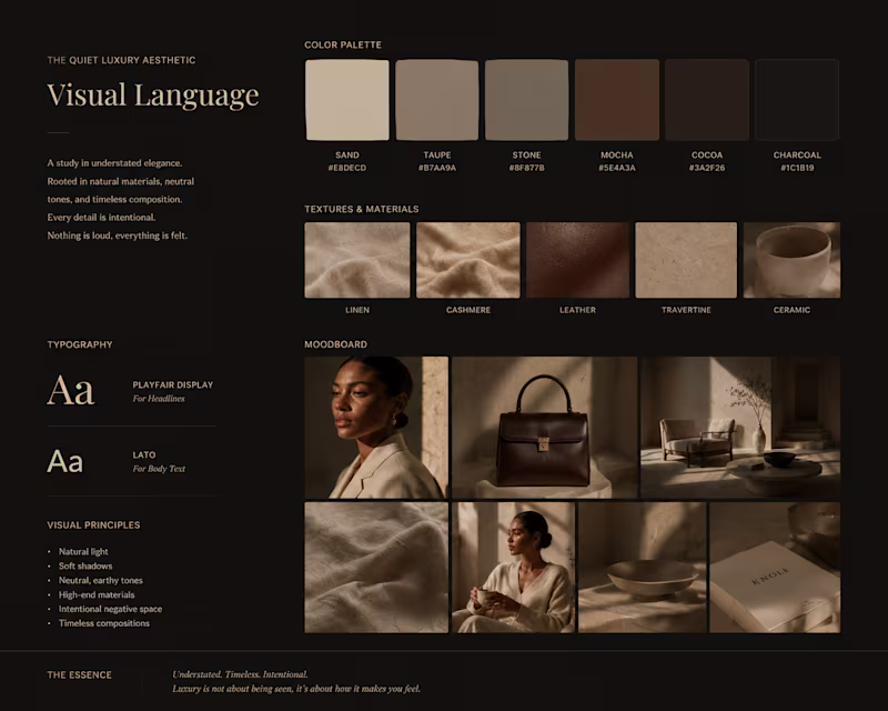 Cover image for Editorial AI: Designing the Quiet Luxury Aesthetic