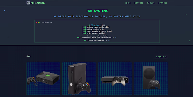 Cover image for FDH Systems is a full-stack,