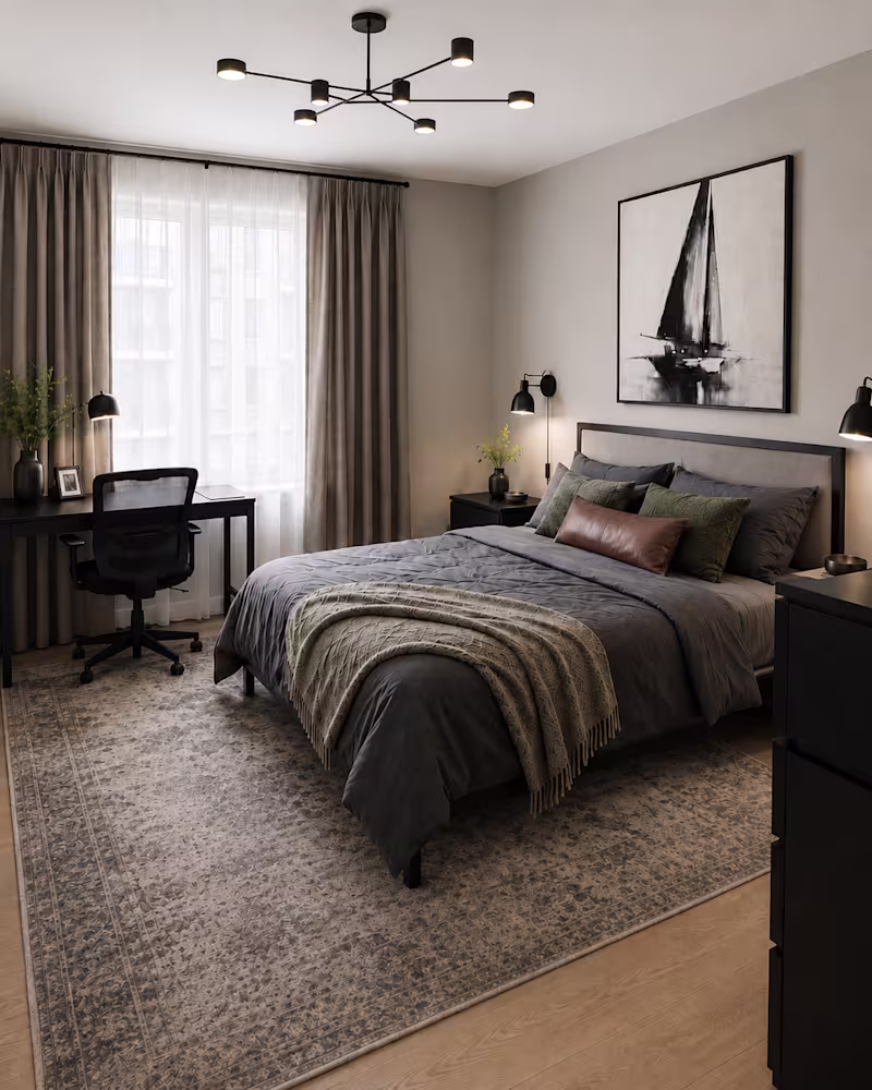Cover image for Warm Masculine Bedroom Refresh