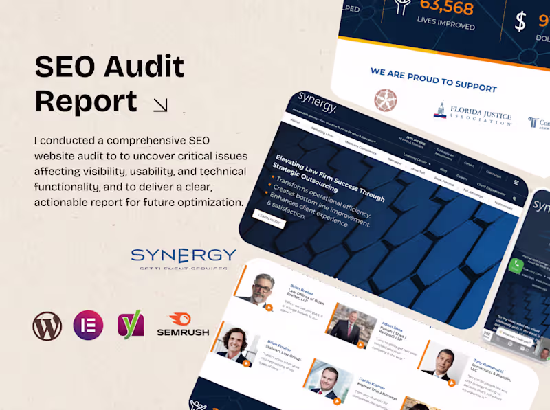 Cover image for Website SEO Audit Report