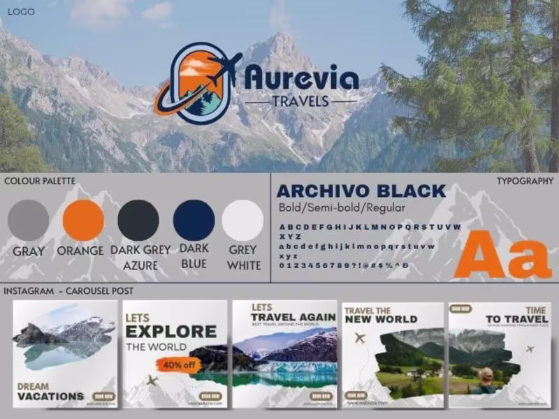 Cover image for A complete travel brand identity