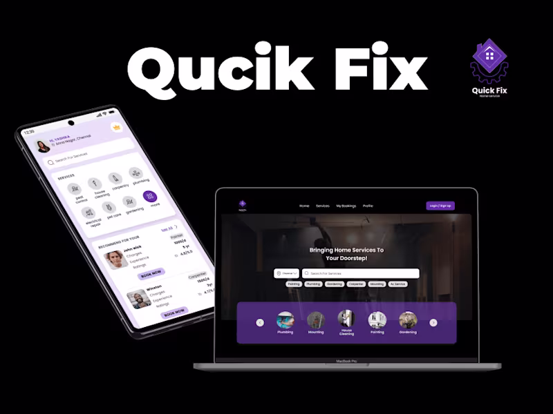 Cover image for Quick Fix - Discover Home Service