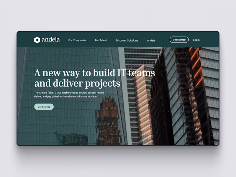 Cover image for Andela | Webflow Development & Ongoing Support (Enterprise)