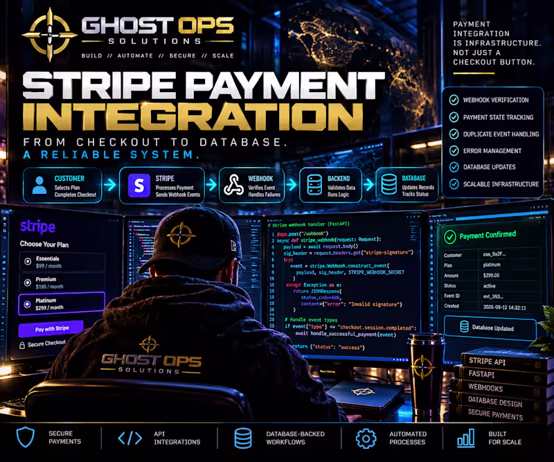 Cover image for Building Reliable Stripe Payment Flows with Python and FastAPI