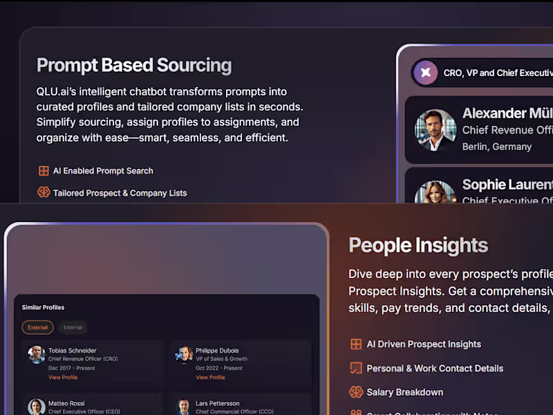Cover image for Qlu.ai – AI-Driven Executive Search Platform