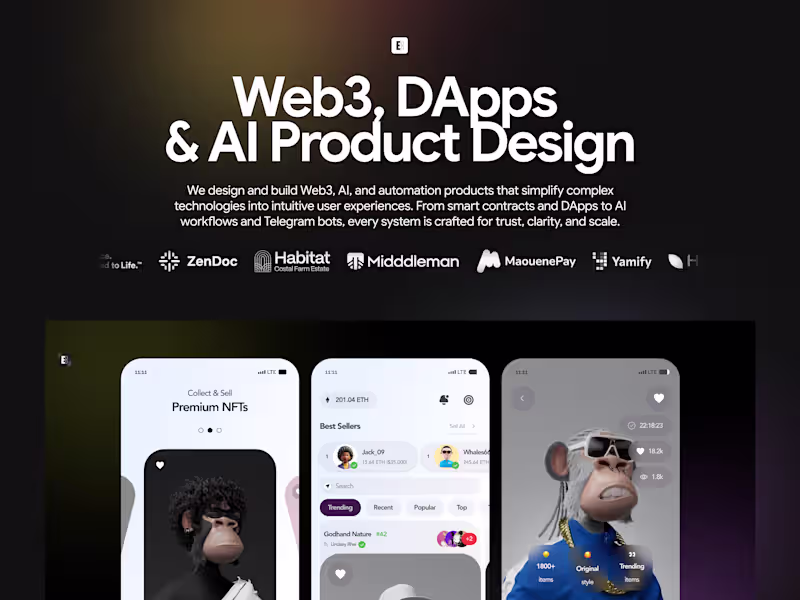 Cover image for Web3, DApps, AI Product Design and development & Telegram Bot 
