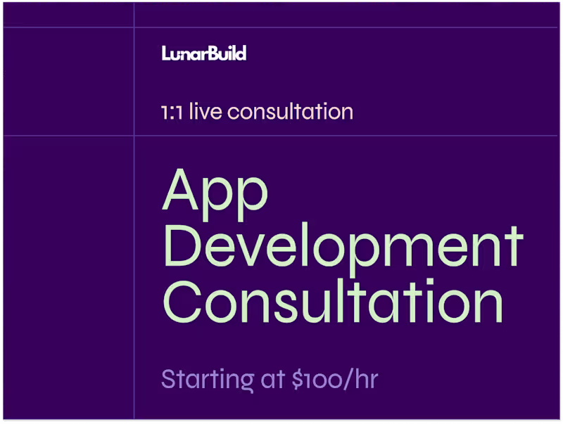 Cover image for App development consultation