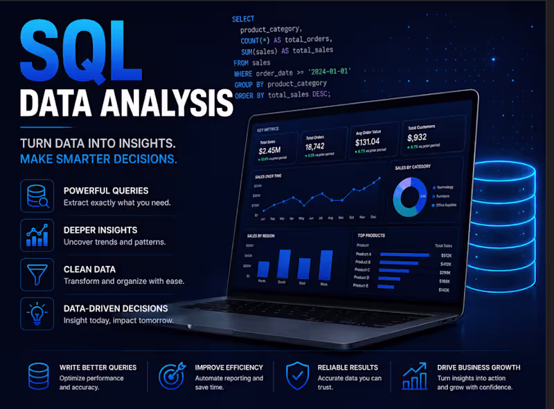 Cover image for SQL Data Analysis & Business Insights