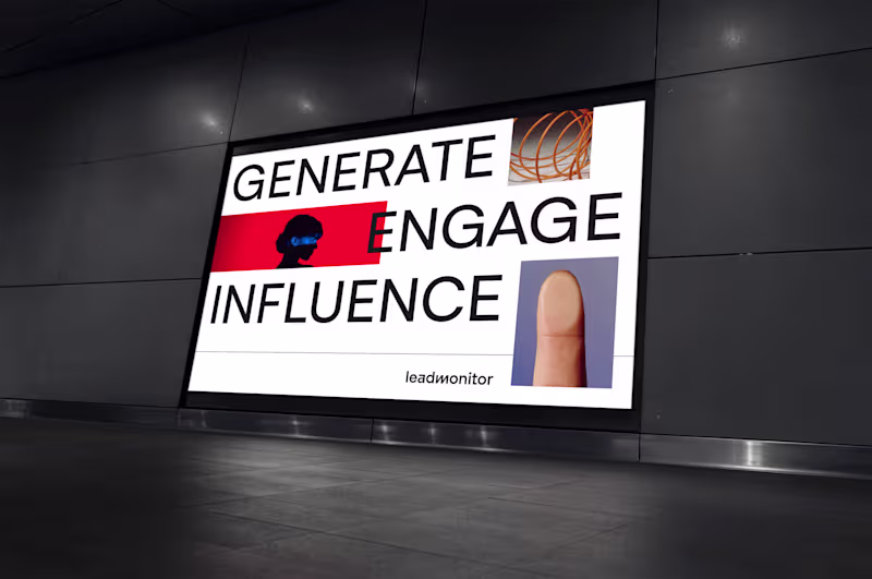 Cover image for Leadmonitor AI - Brand & Web Design