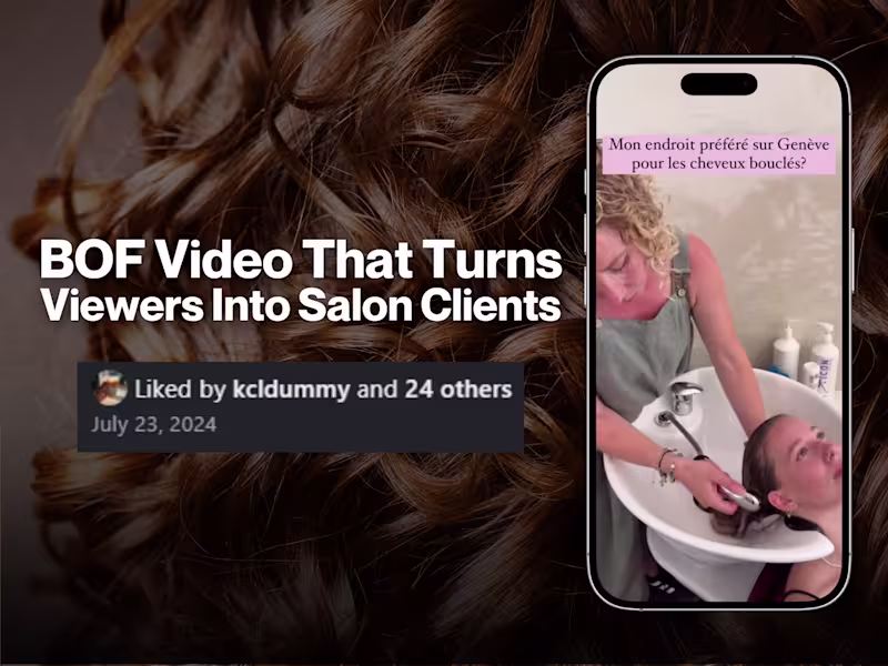Cover image for Curly Hair Studio Video That Builds Desire and Trust