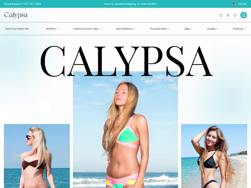 Cover image for Calypsa - Shopify Design and