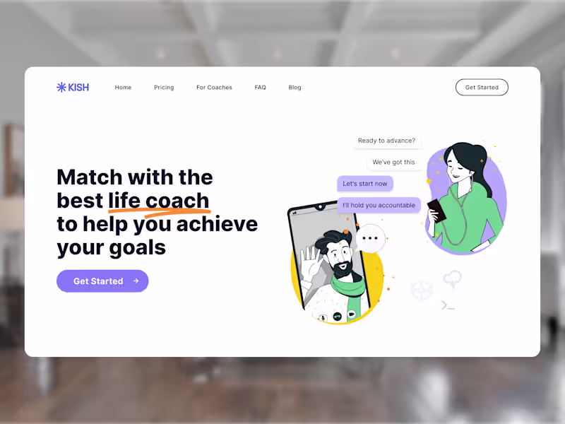 Cover image for Kish - Life Coaching Platform