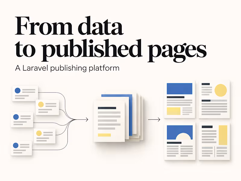 Cover image for A Publishing Platform for Four Data-Driven Websites