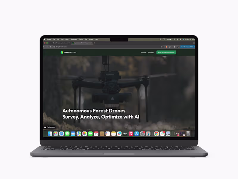 Cover image for Deep Forestry  Autonomous Forest Drones