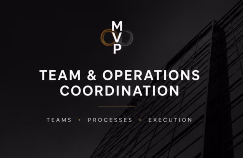 Cover image for Project Coordination Support