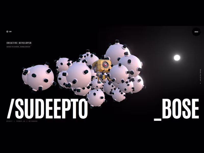 Cover image for Bespoke 3D Landing Page