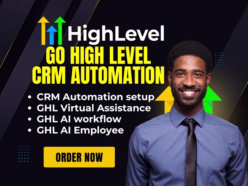 Cover image for GoHighLevel CRM Setup & AI Automation Workflows
