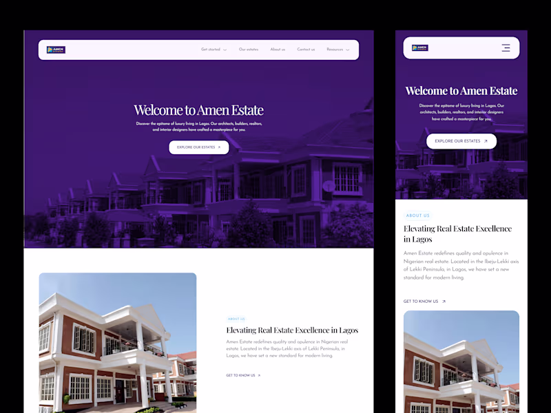 Cover image for Responsive Multipage Website in Framer