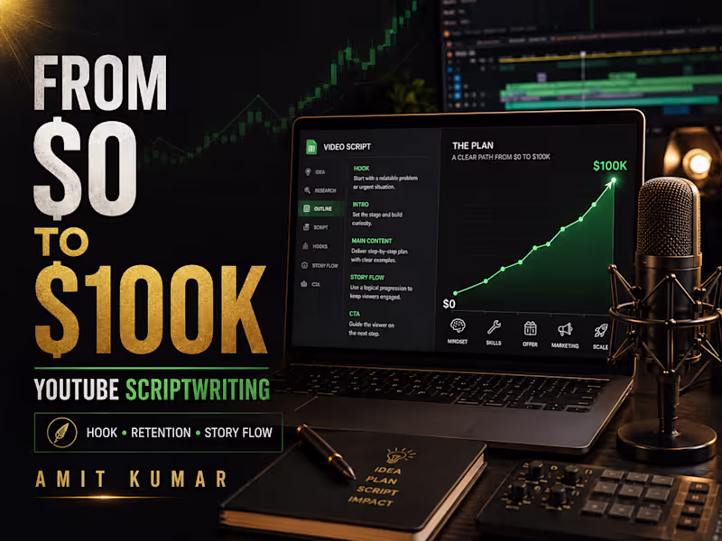 Cover image for $0 to $100K – YouTube