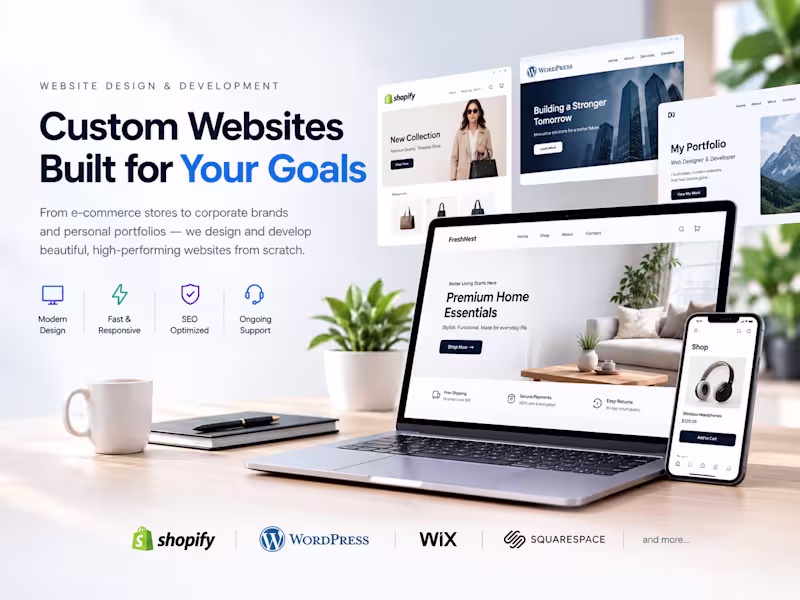 Cover image for Your Website, Built From Scratch — Tailored to Your Brand