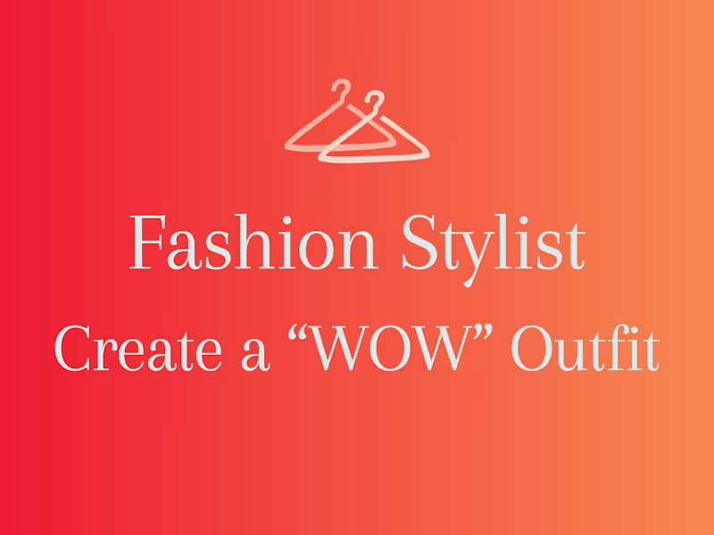 Cover image for Fashion Styling Services - Personal