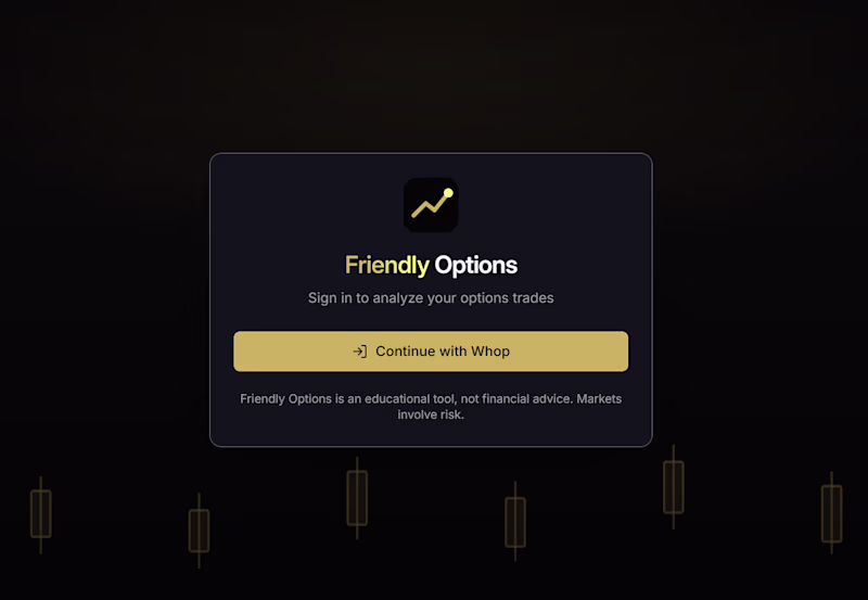 Cover image for Friendly Options Analysis Tool Development