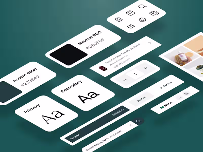 Cover image for Design System for an eCommerce Platform, Built for Growth