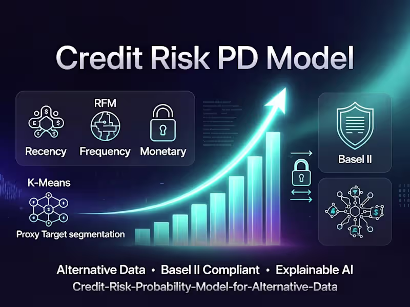Cover image for Credit-Risk Probability Model with Alternative Data